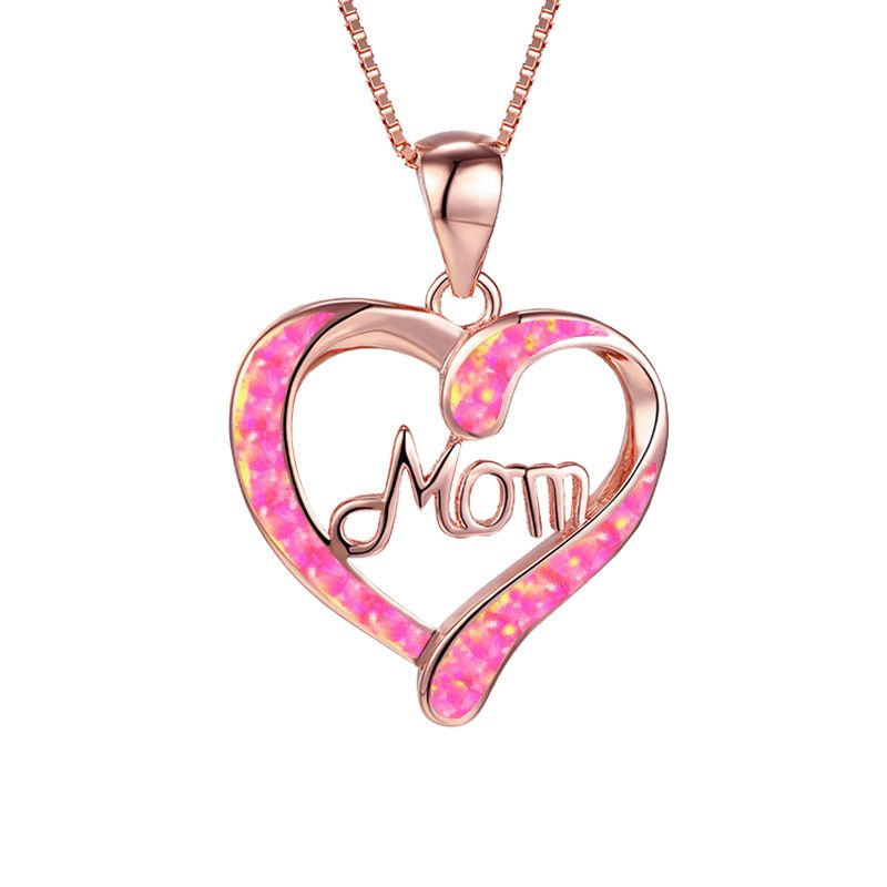 New Fashion Love Aubao MOM Letter Pendant Women's Versatile Jewelry Necklace_ipsvogv.com
