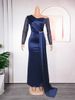 Women's Clothing 2024 New Women's Large Size Bridesmaid Dress Trailing Banquet Evening Dress_ipsvogv.com