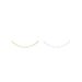S Pure Silver Gold-plated Plain Necklace, Designed For Women With A Sense Of Wave Glitter, Light Luxury, High-end_ipsvogv.com