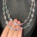 Men's Hip-Hop Style Cross & Heart Eye Pendant Necklace With Cubic Zirconia, Cuban Link Chain, Silver Full Of Diamonds Personality Trend Jewelry_ipsvogv.com