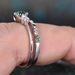 Cao Shi's New Fashion Versatile Zircon Women's with Copper Plating White K Micro Set Green Ring_ipsvogv.com