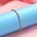 Women's Jewelry Zircon Bracelet Square Diamond Round Diamond Adjustable Pull Out Bracelet Jewelry Accessories_ipsvogv.com