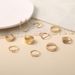 Hot Selling New Style Hollowed Out Butterfly Fashionable Pearl 10 Piece Ring Set_ipsvogv.com