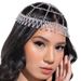 Rhinestone tassel water drop headband forehead chain fashionable bride wedding hair accessories hat chain female Headband_ipsvogv.com
