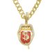 Hip hop rap decoration full of diamonds, three-dimensional US dollar tongue pendant, trendy and exaggerated Cuban chain_ipsvogv.com