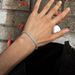 Titanium Steel Zircon Bracelet Men Stainless Steel Men's Tennis Bracelet Women's Jewelry_ipsvogv.com