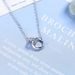 Mobius ring necklace women's ins style temperament niche light luxury high end design all match clavicle chain trend_ipsvogv.com