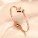 Hot Selling Titanium Butterfly Inlaid Diamond Spring For Women's Fashion Stainless Steel Bracelet With An Open Hand_ipsvogv.com