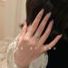 carat Pure Wild One Zircon Butterfly Simulation Pigeon Egg Light Luxury Socialite Style High End Open Ring_ipsvogv.com