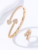 Women's Jewelry Heart Shaped Zircon Bracelet Punk Style Rap Hip Hop Bracelet Jewelry_ipsvogv.com