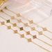 Women's Jewelry Fashion Zircon Lucky Clover Bracelet Light Luxury High End Sense No Fading Four Leaf Clover Bracelet High Version Hand Jewelry_ipsvogv.com