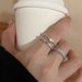 Suquan Zircon Open Set For Female Niche Design, High Grade, Finger Ring, Simple And Cold Style, Student Ring_ipsvogv.com