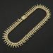 Hip hop exaggerated full diamond geometric necklace with a domineering and thorny Cuban trendsetter men's neck chain_ipsvogv.com