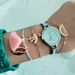 New Gold Flamingo Watermelon Shell Tassel Three Layer Autumn Women's Bracelet_ipsvogv.com