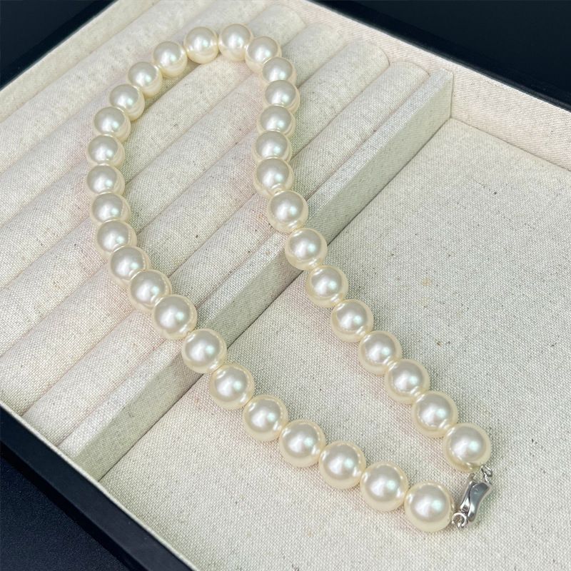 Han Dynasty Fever Same Style Shijia Round Pearl Item French Light Fashion Luxury High Sense Collarbone Chain Combination_ipsvogv.com