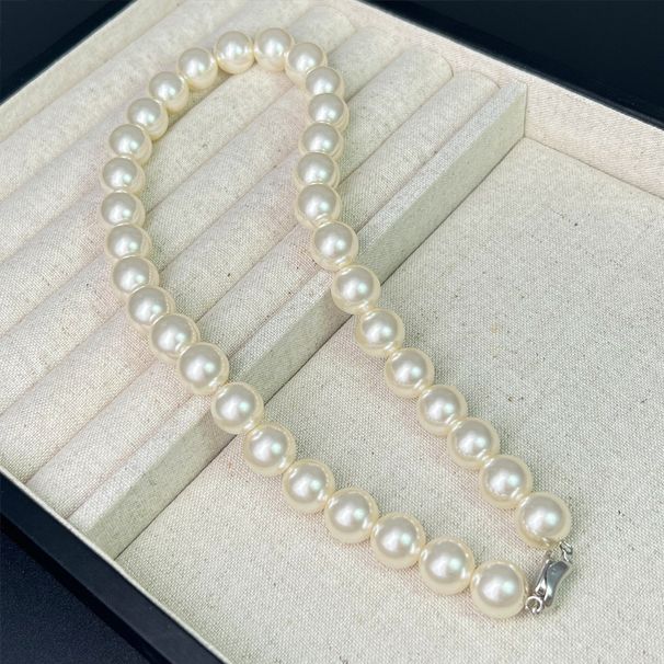 Han Dynasty Fever Same Style Shijia Round Pearl Item French Light Fashion Luxury High Sense Collarbone Chain Combination_ipsvogv.com