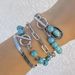 Ethnic Style Pine Stone Cactus Hang Tag Set, Personalized Multi-element Bead Bracelet_ipsvogv.com