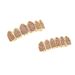 Hip Hop Braces, Colored Micro Inlaid Zircon Braces, Pomegranate Red Zircon Gold Braces, Hip Hop Braces, Men's Jewelry_ipsvogv.com