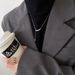 Cold Indifferent Wind, Curved Smile, Sweater Simple Accessories For Women In Autumn Winter, Hoodie Chain, Ins, Light_ipsvogv.com