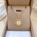 Star 【 】 Cross Stone Light Luxury Charm Gorgeous Full Diamond Necklace Women's Versatile Clavicle Titanium Steel Chain 【 】_ipsvogv.com