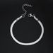 Unisex ins simple stainless steel bracelet ladies gold plated flat snake chain_ipsvogv.com