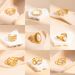 Titanium Steel Ring With A High-end Feel For Men And Women, Hollowed Out Star Studded Diamond Ring, Niche Design, No_ipsvogv.com