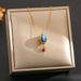 Personalized New Colorful Hot Air Balloon Fling House Travel Pendant, Light Luxur Ins Titanium Steel Necklace_ipsvogv.com