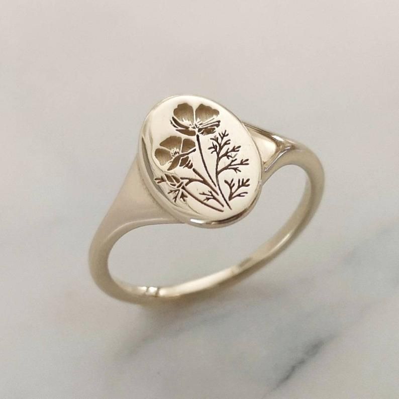 Sanjie Creative Flower Fashion Carving Ring_ipsvogv.com