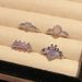 Sweet Ins Open Pink Heart Girl's Cold Wind Zircon Unique Design Light Luxury Exquisite Ring For Women_ipsvogv.com
