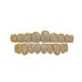 Hip Hop Grillz Set With 10 Teeth Micro-Pave Diamonds - Gold & Silver Plated Dental Jewelry Perfect For Halloween, Parties, And Rap Performances_ipsvogv.com