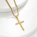 Men And Womens Jewelry Titanium Stel Diamond Cross Necklace Hip Hop Cool Neutral Style Wear Cross Pendant_ipsvogv.com