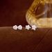 S999 Sterling Silver Star Earrings For Women Girlish Light Luxury Stud Earrings_ipsvogv.com