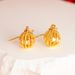 China-Chic Sandstorm Gold Lasting For A Long Time Embroidered Ball Earhook Female Small People Luxury Earrings_ipsvogv.com
