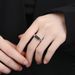 Square For Ring Zircon New Chain Men And Women, Used Black Diamond Open End Temperament Ring, Handheld Jewelry Women, ,_ipsvogv.com