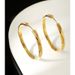 S925 Sterling Silver Niche Design Big Ear Ring Cut Face Ear Buckle Fashionable Style Distinctive Blogger Earrings Earrings_ipsvogv.com