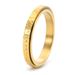 Men And Women's Jewelry High Grade Honeycomb Hammered Pattern Rotating Ring Titanium Steel Jewelry_ipsvogv.com