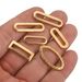 Stainless Steel Oval Rectangular Frame Earring Connector DIY Jewelry Handmade Accessories_ipsvogv.com