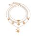 Beach Vacation Starfish Shell Pendant Collarbone Ocean Ins Style Pearl Bead Necklace_ipsvogv.com