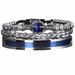 Popular Jewelry Dragon Eagle Claw Blue Tiger Eye Set Stainless Steel Fried Dough Twists Bracelet_ipsvogv.com