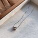 S Pure Silver Small Waist For Women, Laser Sparkling CNC Honeycomb Personalized Simple Snake Bone Necklace_ipsvogv.com