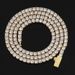hot selling accessories spring buckle tennis chain zircon necklace hip hop jewelry full diamond men's necklace_ipsvogv.com
