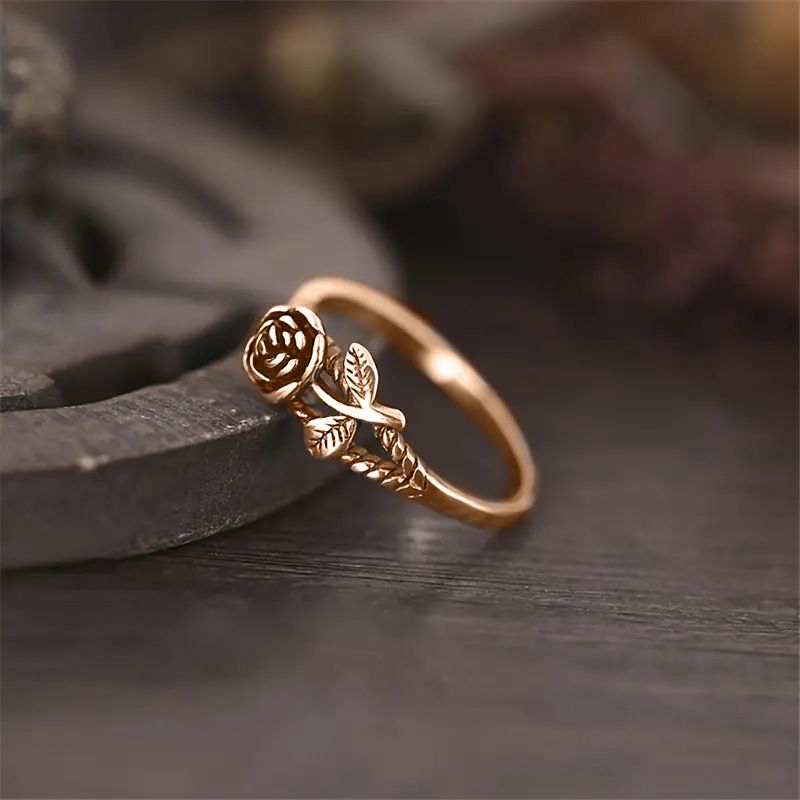 Cao Shifeng Made 3D Rose Classic Fine Ring, And Charming Index Finger Ring_ipsvogv.com