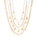 Multi Layer Necklace Female Flower Love Pendant NK Chain Necklace Niche Design Advanced Clavicle Chain_ipsvogv.com