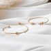 Handicraft Fashion Leaf Knot Open 2-piece Set Bracelet_ipsvogv.com