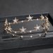 Bridal Headdress Multi Layer Five Pointed Star Crystal Hair Buckle Wedding Jewelry Headbands_ipsvogv.com