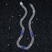 New men's 10mm full diamond rectangular glass splicing hip-hop style heavy-duty chain necklace_ipsvogv.com