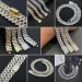 Dia Pass Tester Gold Plated Sier Hip Hop Iced Out Moissanite Women Thick Necklace Miami Cuban Link Chain Men_ipsvogv.com