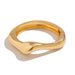 Design Sense: Irregular Metal Lines, Pearl Bracelet, Exaggerated Stacking, Large Light Surface Spring Bracelet_ipsvogv.com