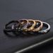Women's Jewelry 3mm Wide Very Thin Simple Titanium Steel Diamond Rotatable Ring Ins Faceted Niche Ring_ipsvogv.com