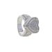Women's Heart-Shaped Zircon Ring - Hip Hop Fashion Jewelry, Cubic Zirconia Studded, Gold & Silver Ring Jewelry_ipsvogv.com